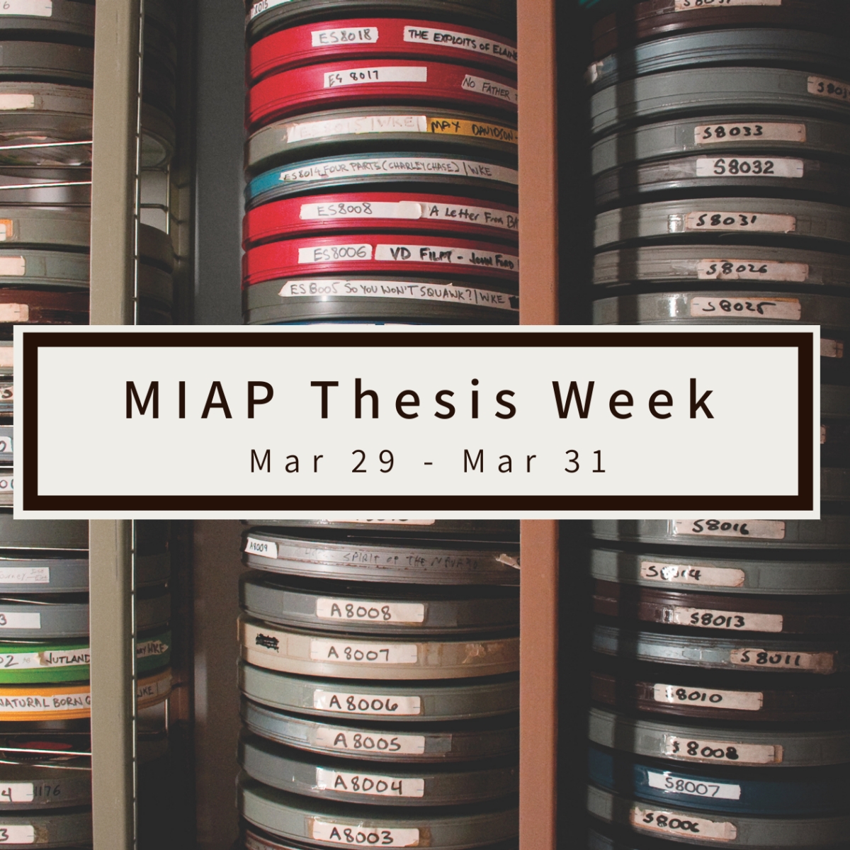 Moving Image Archiving and Preservation (MIAP) - 2022 Thesis Week